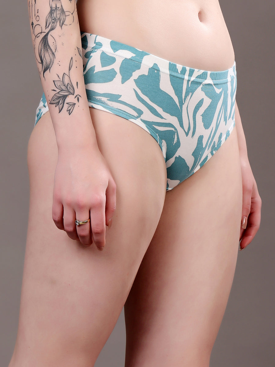 Women’s Soft Cotton Mid-Rise Full Coverage Briefs