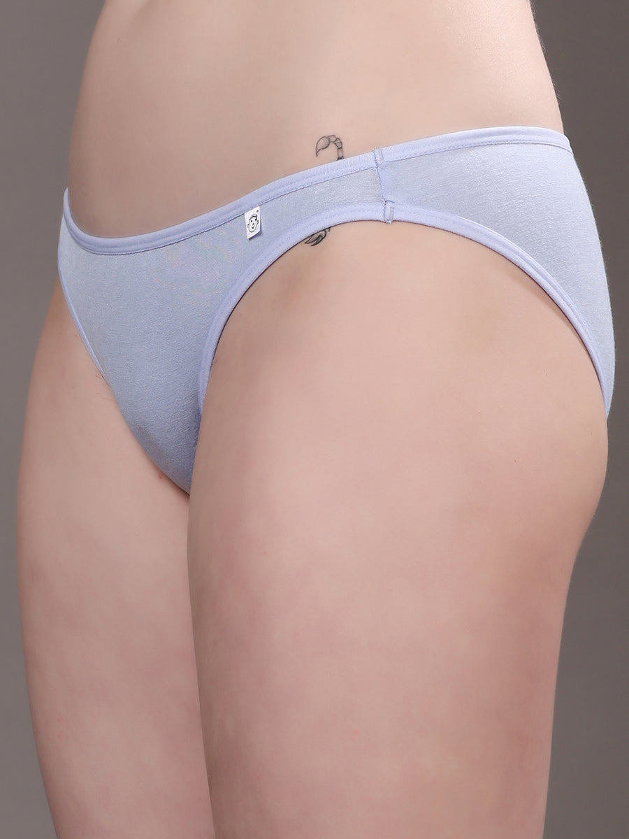 Women’s Comfortable Cotton Mid-Rise High-Coverage Briefs