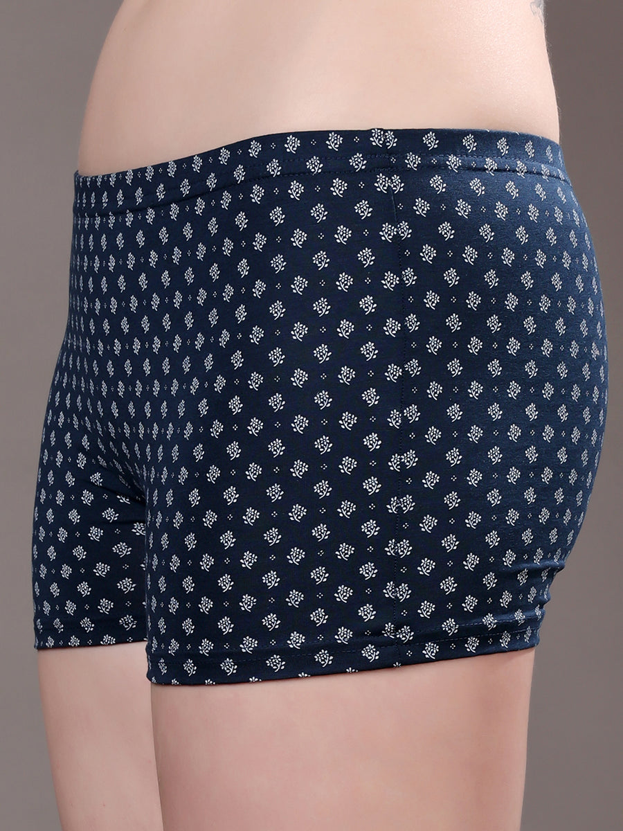 Women’s Super Combed Cotton High-Coverage Mid-Rise Boyshort Briefs