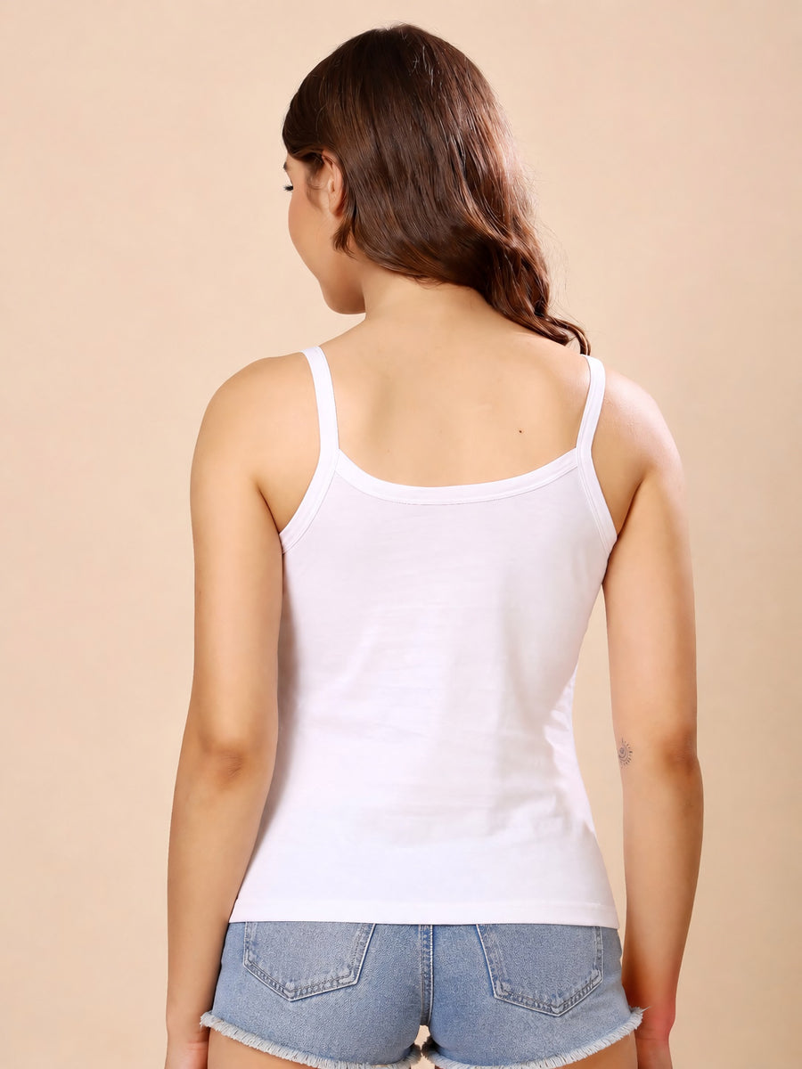 Women’s Cotton Stretch Sleeveless Camisole Top