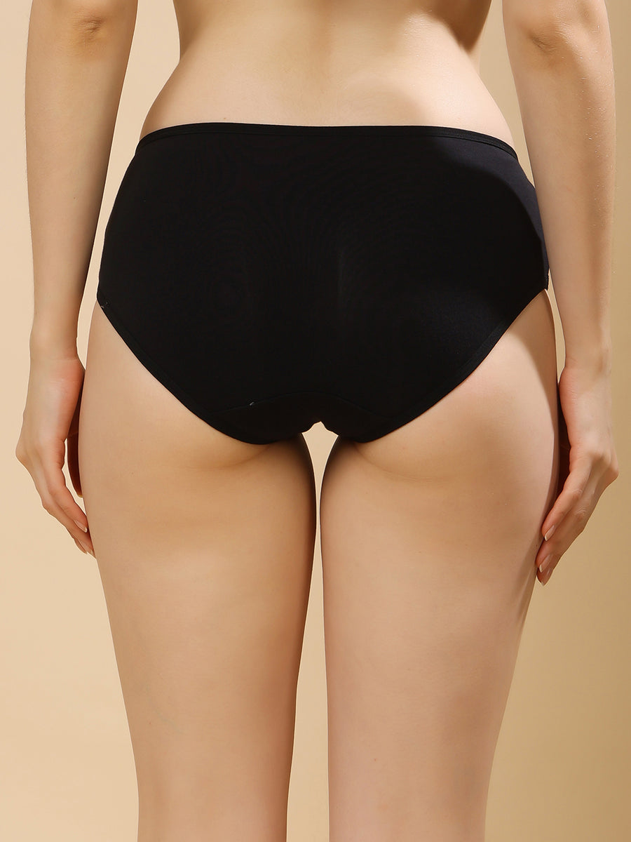 Women’s Super Combed Cotton High-Coverage Mid-Rise Brief Panty