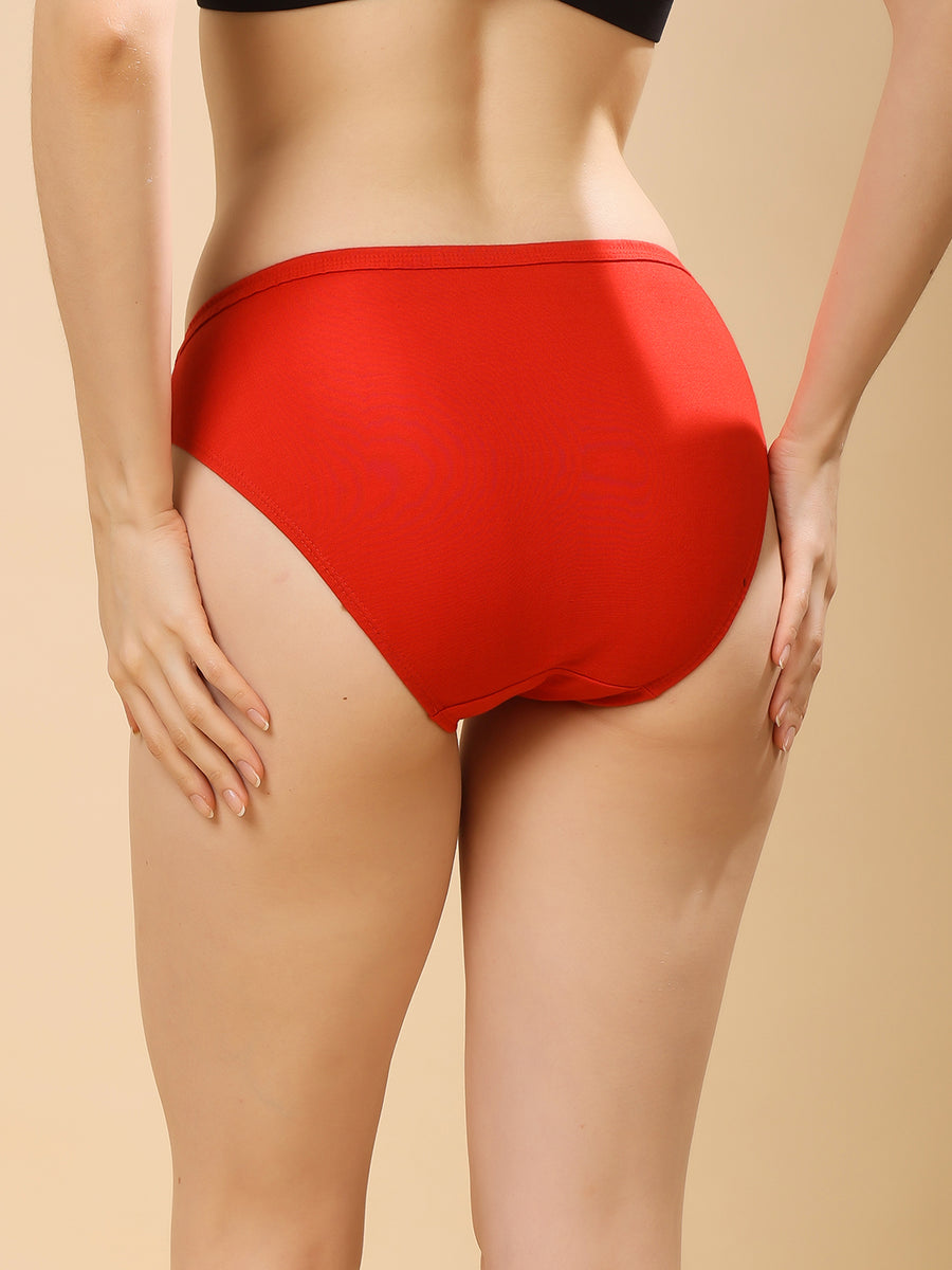 Women's Black Cotton Everyday Panty