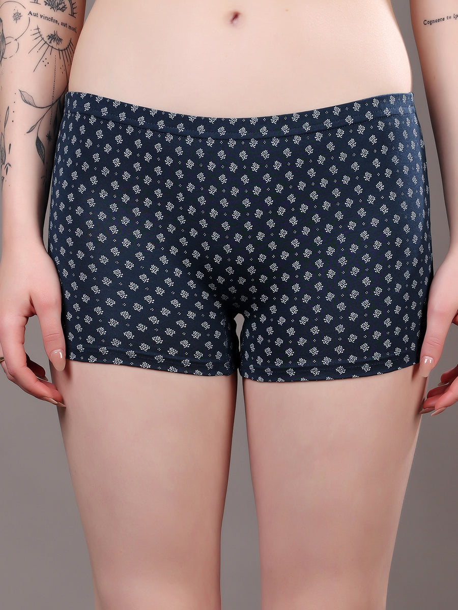 Women’s Super Combed Cotton High-Coverage Mid-Rise Boyshort Briefs