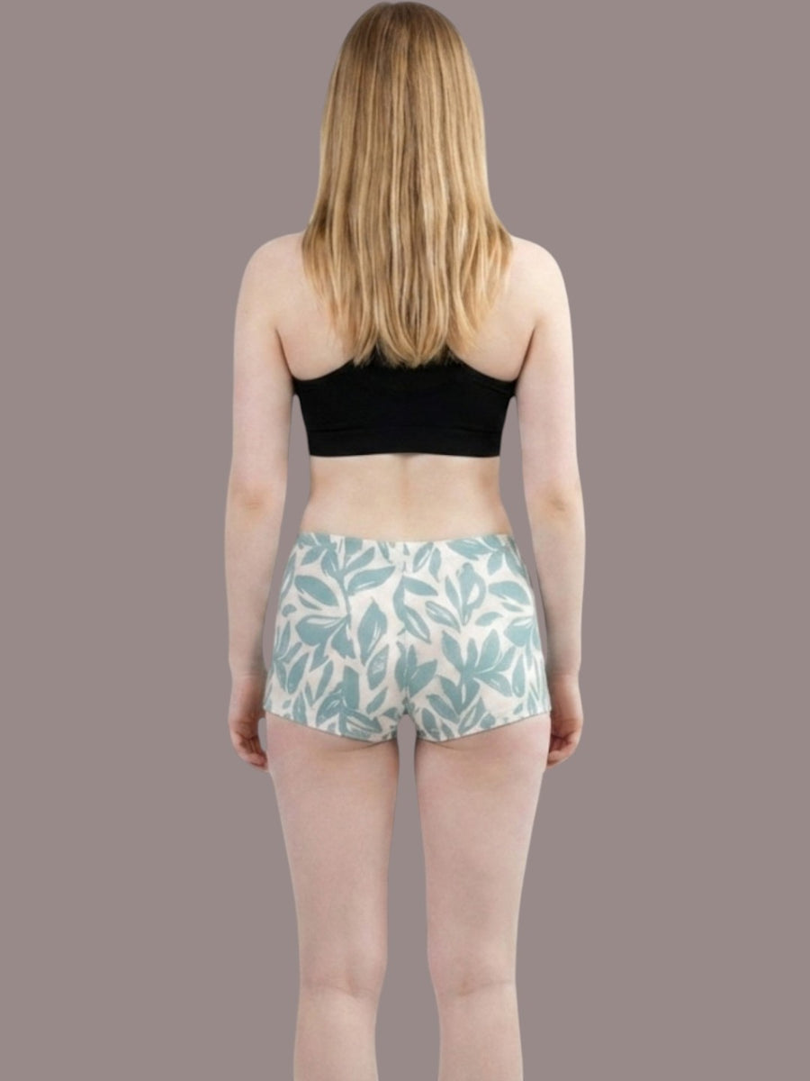 Women’s Super Combed Cotton High-Coverage Mid-Rise Boyshort Briefs