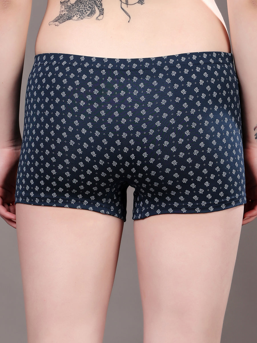 Women’s Super Combed Cotton High-Coverage Mid-Rise Boyshort Briefs