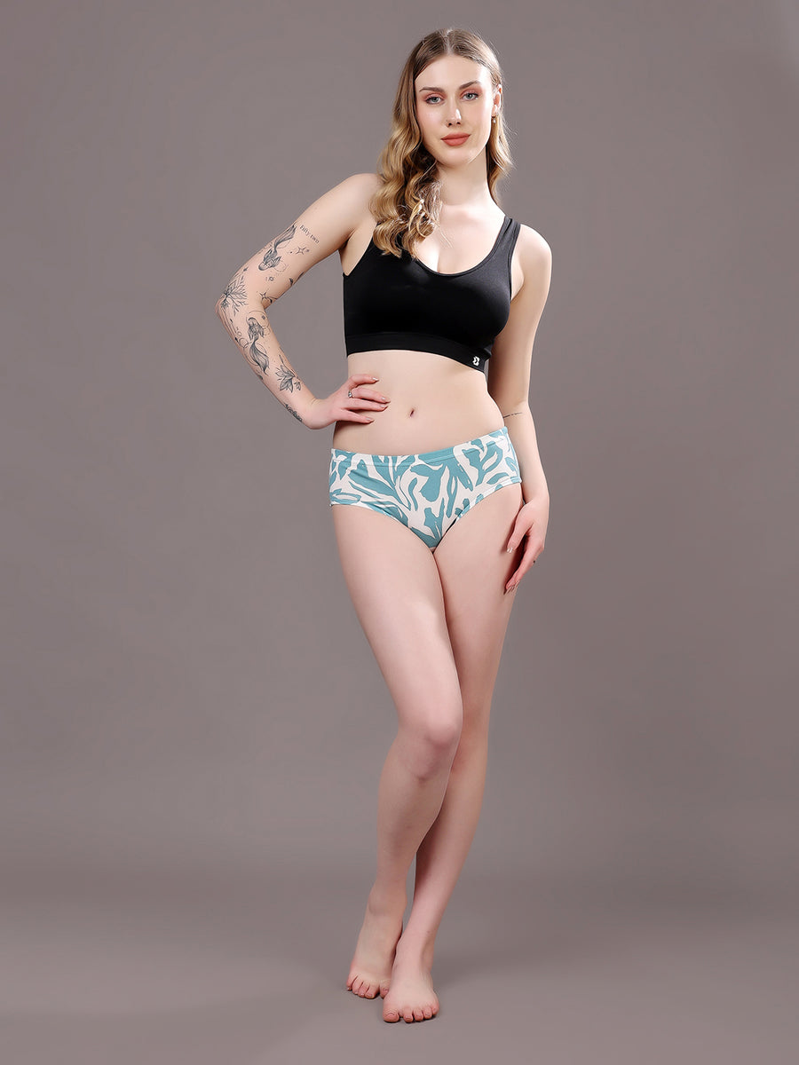 Women’s Soft Cotton Mid-Rise Full Coverage Briefs