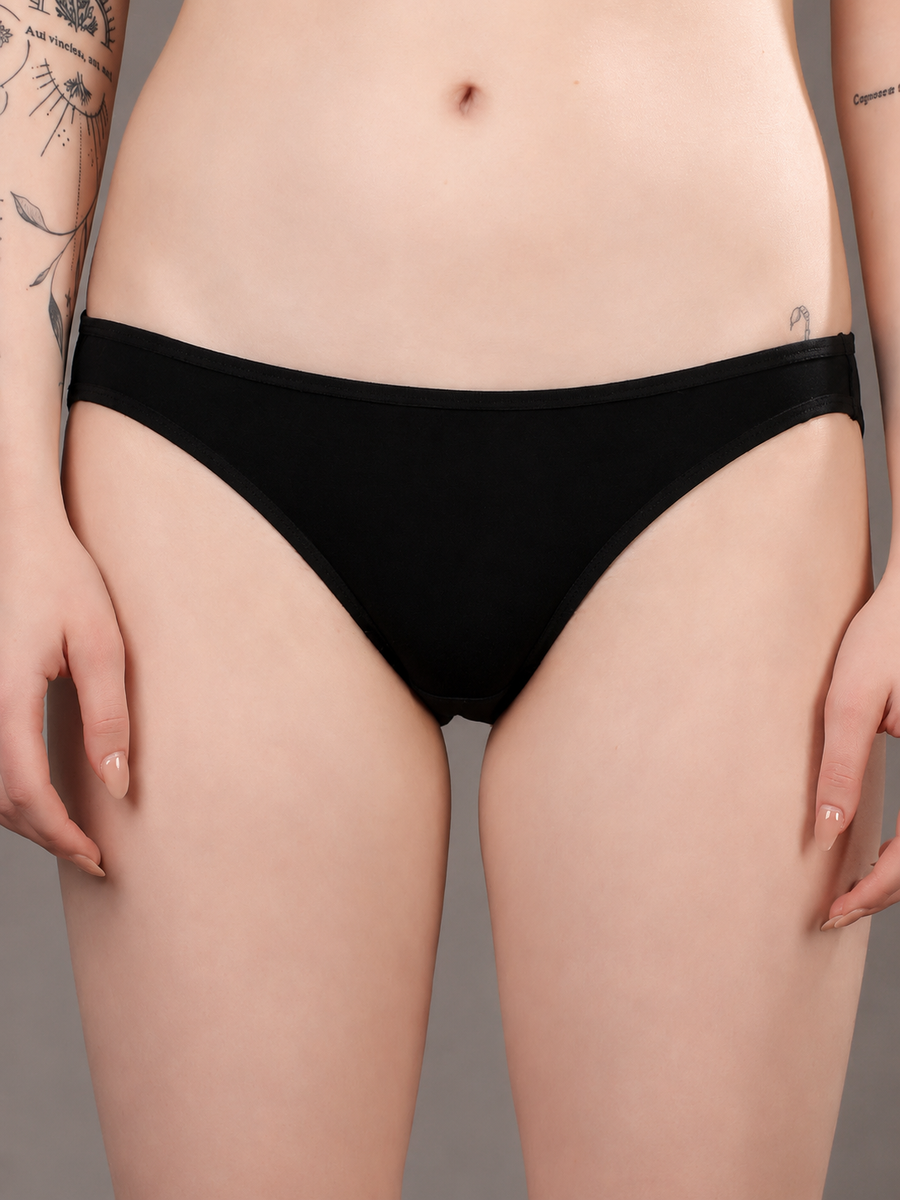Women’s Comfortable Cotton Mid-Rise High-Coverage Briefs