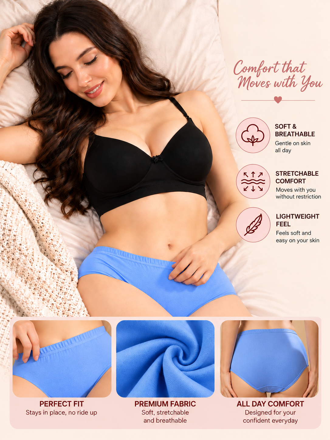 Designed for a Secure, Comfortable Fit.