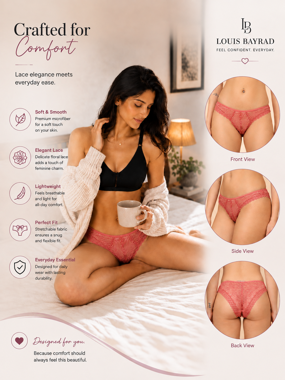 Designed for a Flattering Everyday Fit