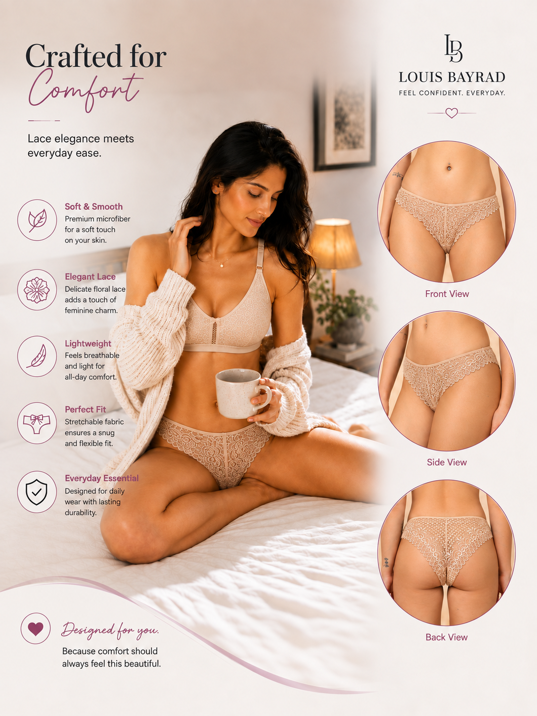 Designed for a Flattering Everyday Fit